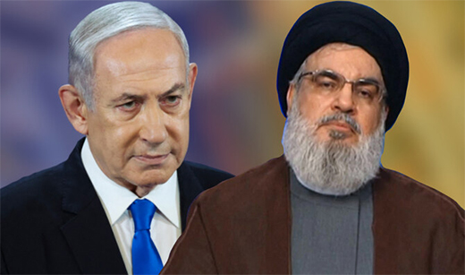 Nasrallah- Nethanyahu 